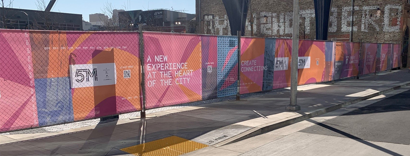 Construction Site Fence Banners