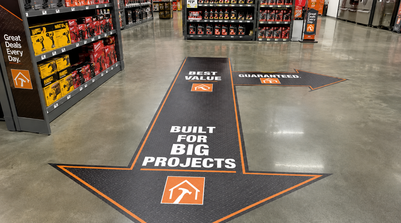 No Slip Floor Graphics