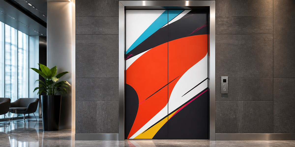 Elevator Door Wrap