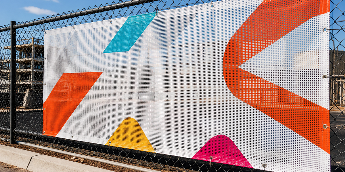 Fence Mesh Banner