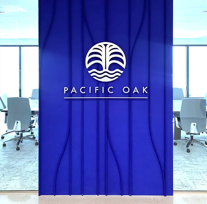 Biotech Office Logo Display Design