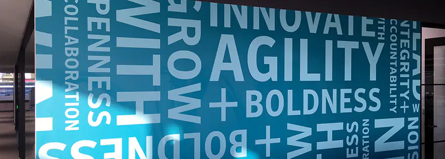 Large Format Vinyl Wall Decal