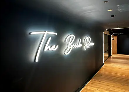 LED Backlit Wall Sign