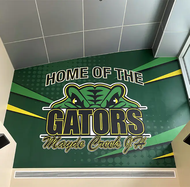 Custom School Wall Graphic