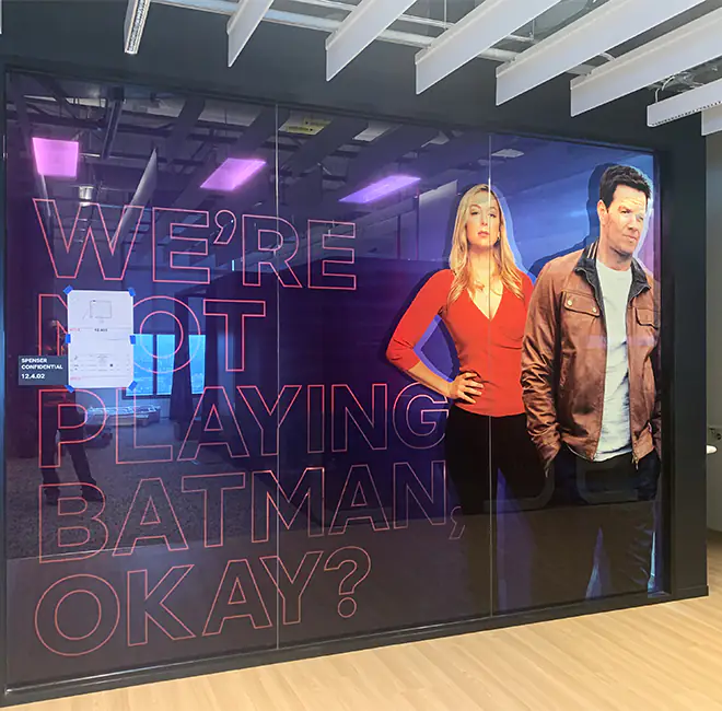 Large-Format Vinyl Wall Graphic
