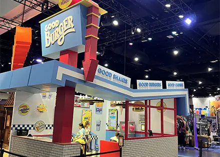 Good Burger Trade Show Booth