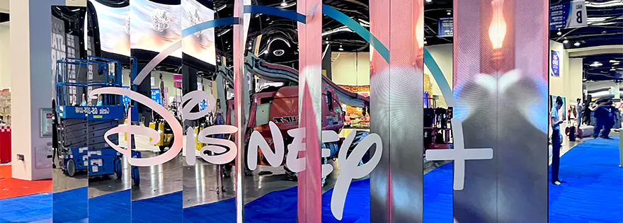 Disney Logo Event Booth Design