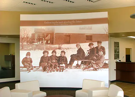 Wall Graphics in Financial Space