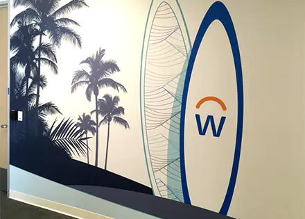 Finance Office Wall design