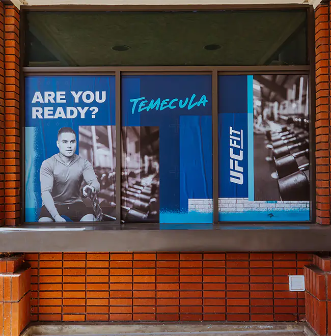Fitness Center Window Wrap