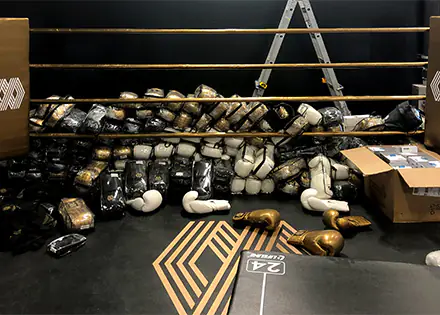 Boxing Equipment Layout