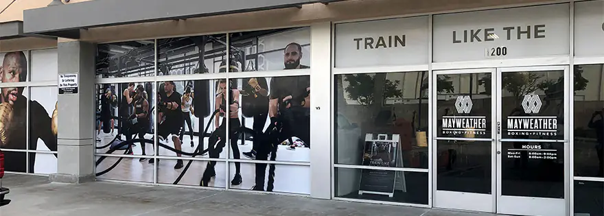 Gym Window Decal