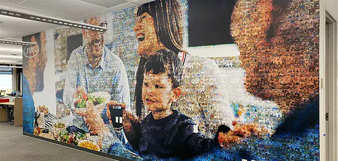 Wall Graphics for Food Industry