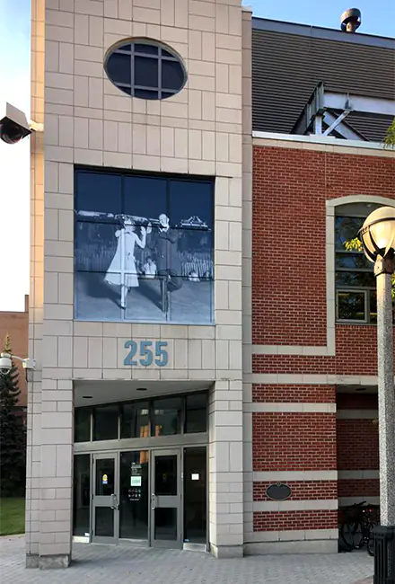 Government Office Window Mural