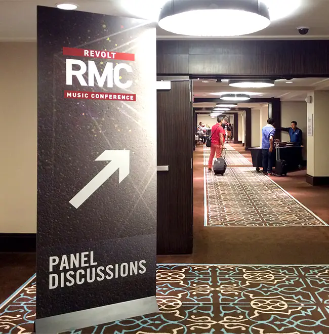 Event Wayfinding Retractable Banner