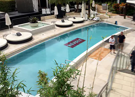 Pool Promotional Signage