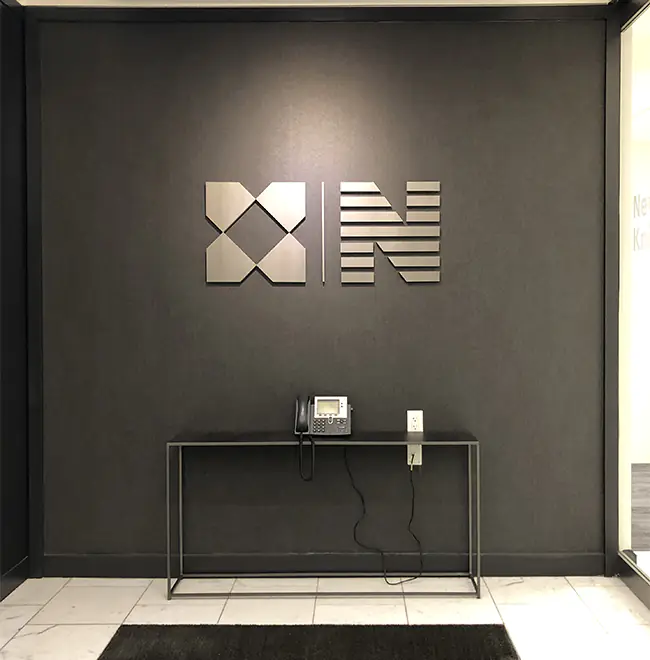 3D Lettering for Office Walls