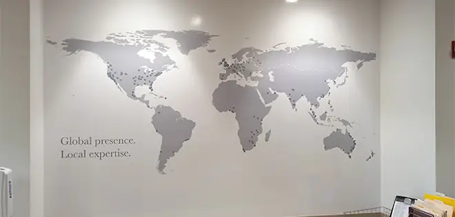 World Map Wall Graphics