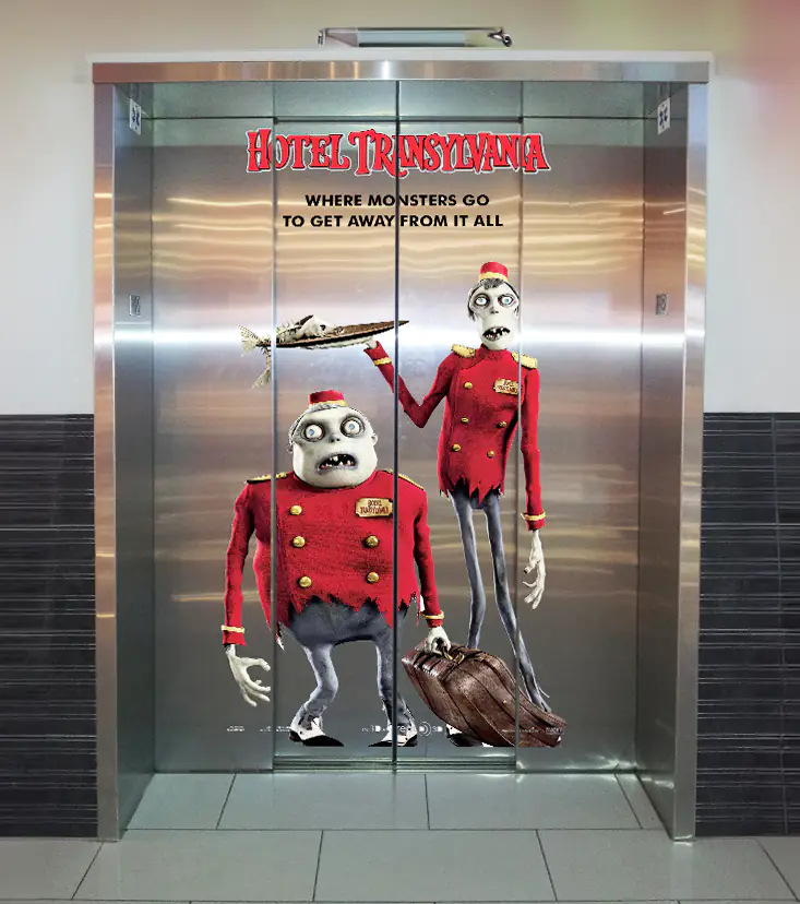Elevator Door Graphics | Elevator Door Design | Riot