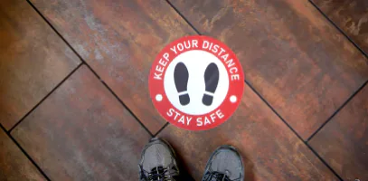 Directional Floor Stickers