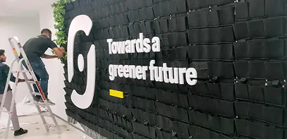 Wall Graphic Installation