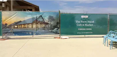 Construction Fence Vinyl Banners