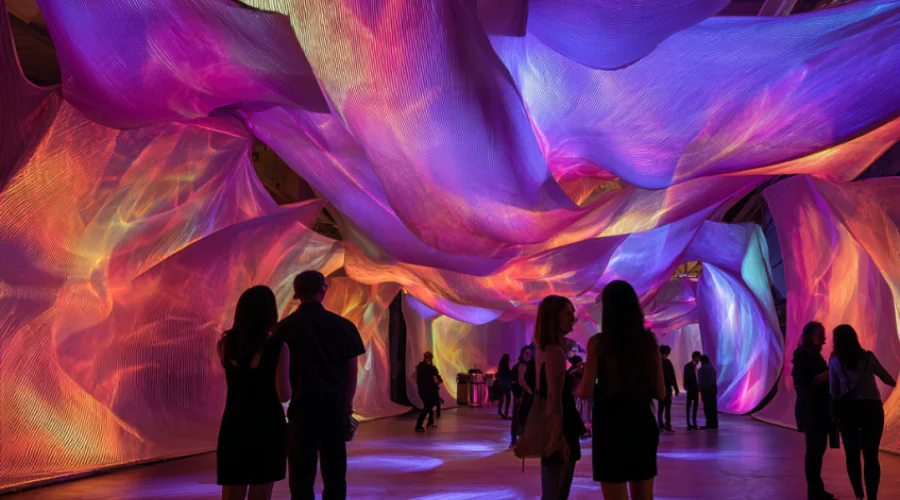 Tension Fabric Decor